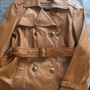 NWOT. Guess leather jacket NWOT. Size medium.